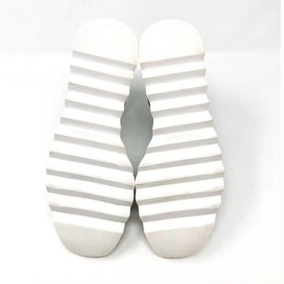 Sol Sana Black Leather Platform Wedge Ankle Strap Sandals - Size 7.5 EUR 38 - Picture 7 of 9